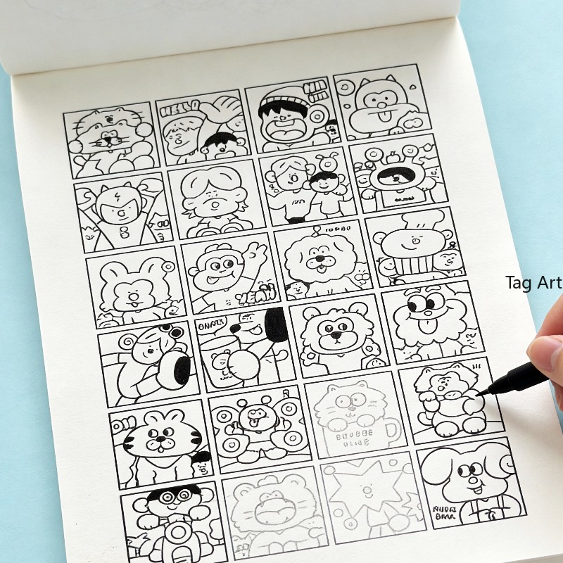 Handprentenboek voor het verli - Food Snacks Coloring Book recensie en prijs