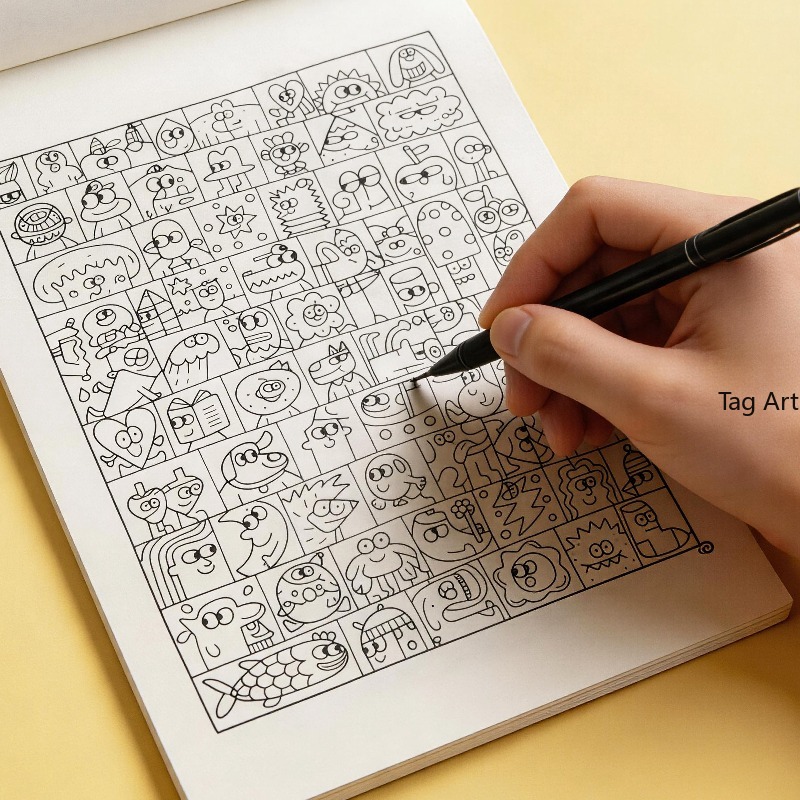 Handprentenboek voor het verli - Food Snacks Coloring Book recensie en prijs