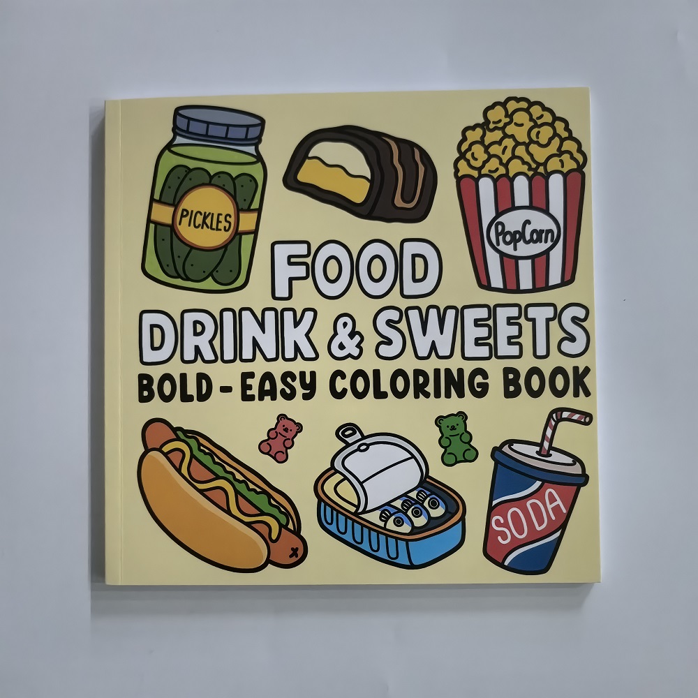 Voedseldrankjes en desserts Kl - Food Snacks Coloring Book recensie en prijs