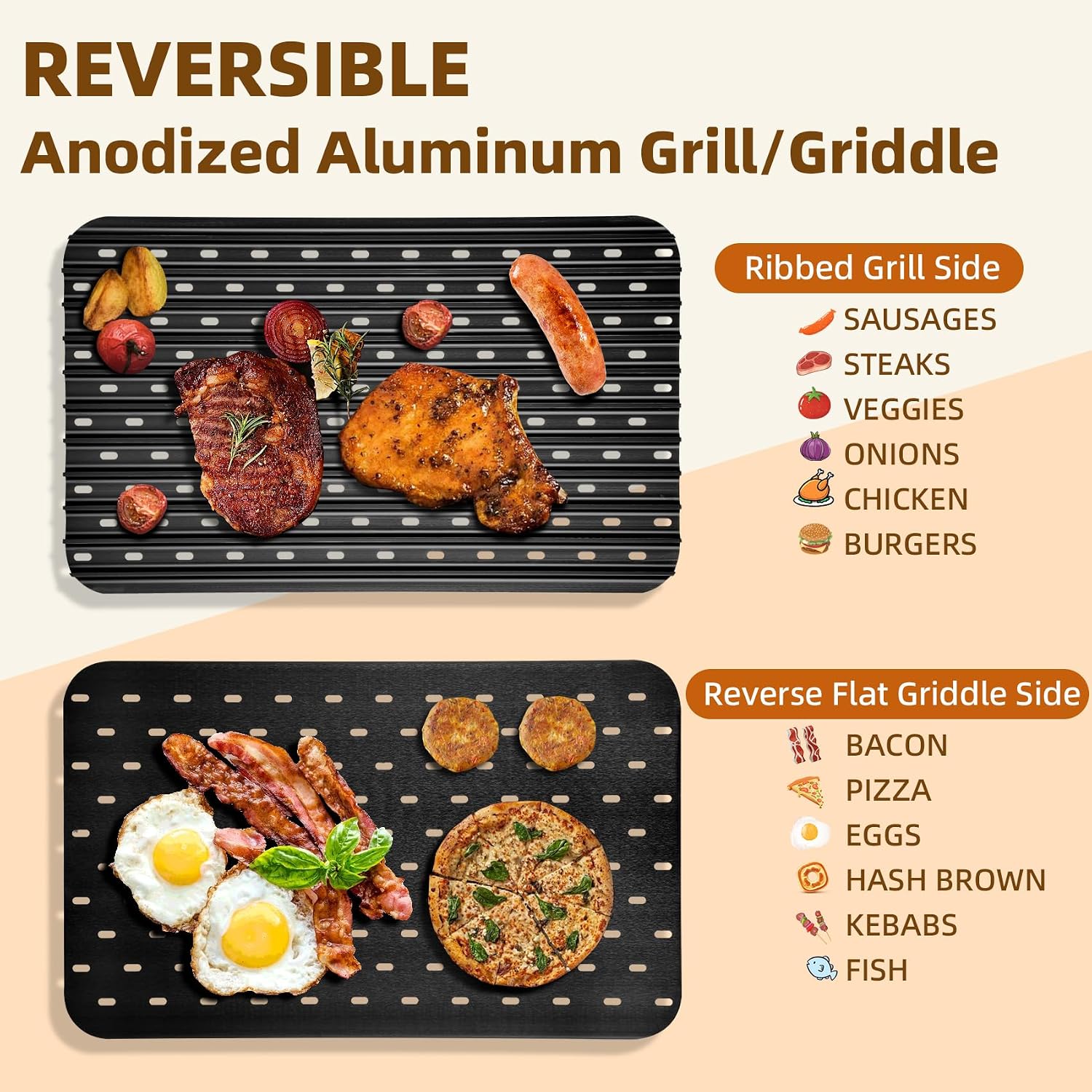 18,25'' x 11,5'' Omkeerbaar al - Foods X recensie en prijs