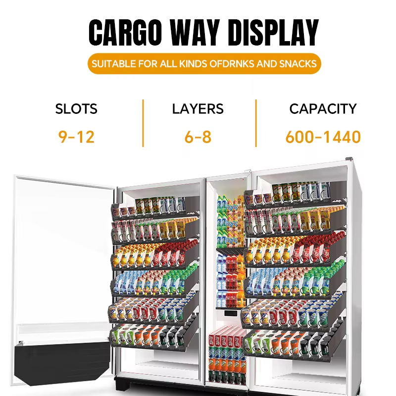 Automatische koude drankenauto - Snacks Food In Us recensie en prijs