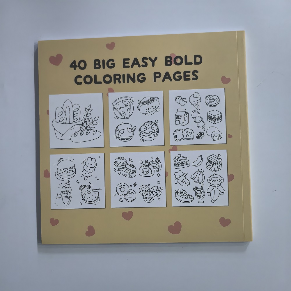 Eten, drank en snoep Gemakkeli - Food Snacks Coloring Book recensie en prijs