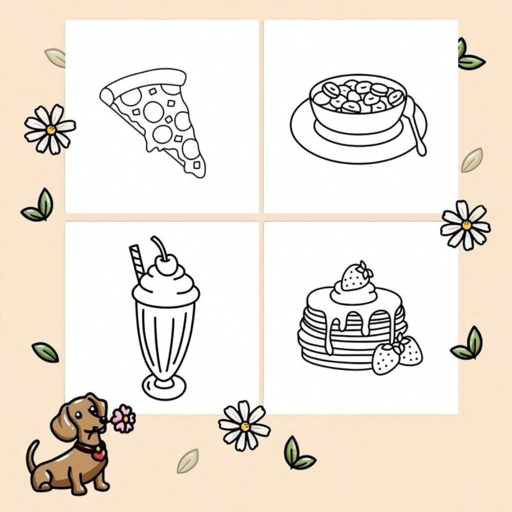 Voedsel en snacks Kleurboek Bo - Food And Snacks Coloring Pages recensie en prijs