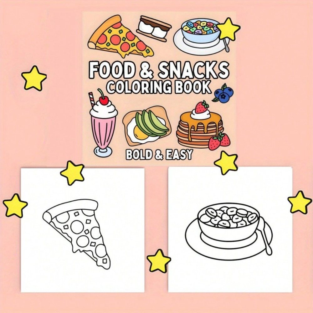 Voedsel en snacks Kleurboek Bo - Food And Snacks Coloring Pages recensie en prijs