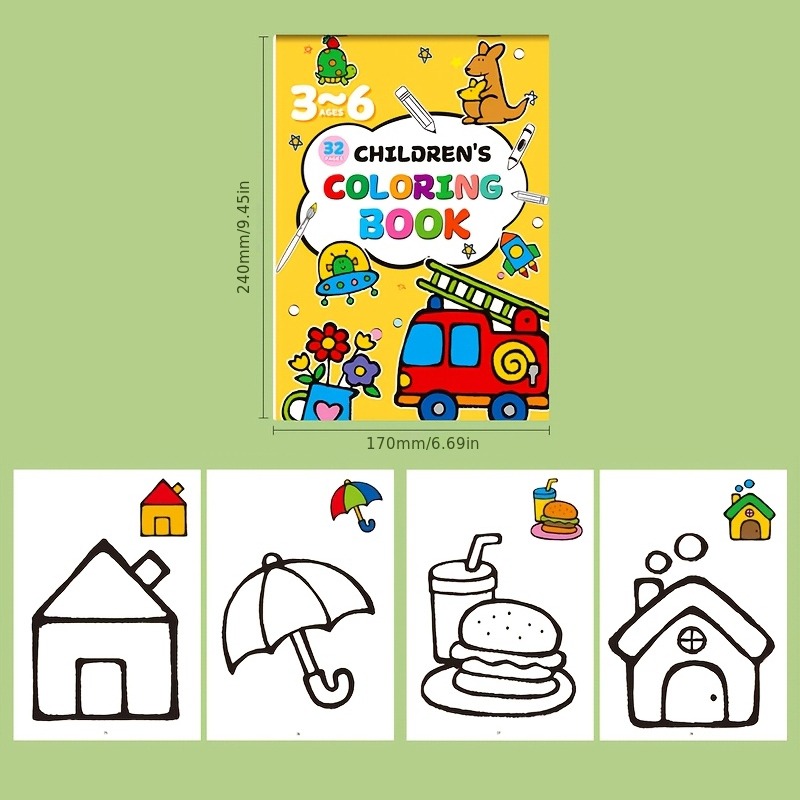 Tekeningenboek voor kinderen,  - Food Snacks Coloring Book recensie en prijs